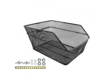 FORCE košík na zadný nosič, malý čierny