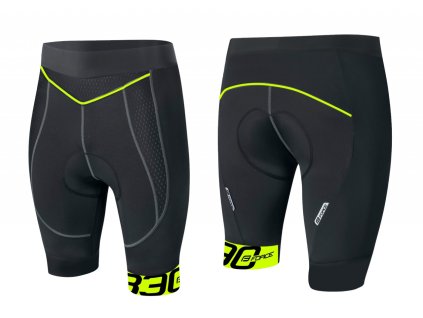 FORCE kraťasy B30 do pása s vložkou, čierno-fluo