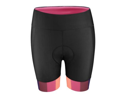 FORCE kraťasy victory dámske do pásu s vložkou, čierno-ružové
