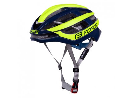 FORCE LYNX prilba na bicykel, fluo-modrá