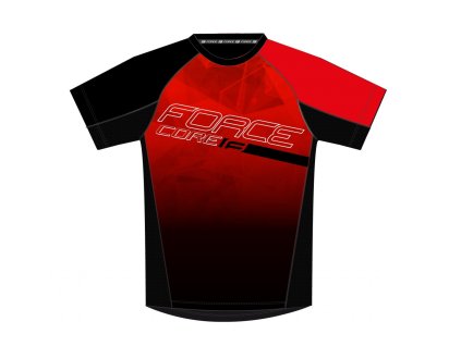 Force mtb core dres , červeno-čierny