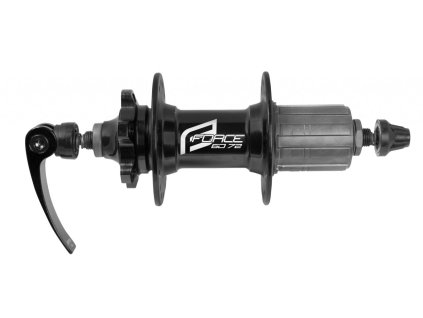 FORCE náboj zadný F. 6D, ložiskový kazetový, čierny