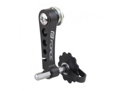 FORCE napinák reťaze pre singlespeed, čierny Al