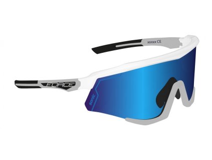 FORCE okuliare SONIC bielo-šedé, modré zrkadlové sklá