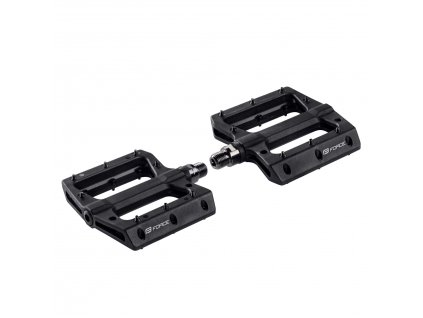FORCE pedále BLIZZ 2.0 nylonové, priemyselné ložiská, čierne