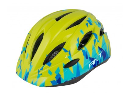 FORCE prilba ANT detská, fluo-modrá