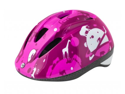 FORCE prilba FUN PLANETS detská ružovo-biela