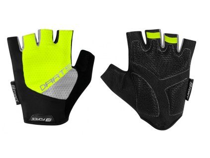 FORCE rukavice DARTS gél, bez zapínania, fluo-šedé
