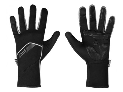 FORCE rukavice GALE softshell, jar - jeseň, čierne