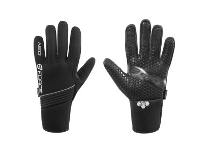 FORCE rukavice zimné neoprén NEO, čierne
