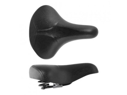 FORCE sedlo LADY dámske s pružinou, čierne