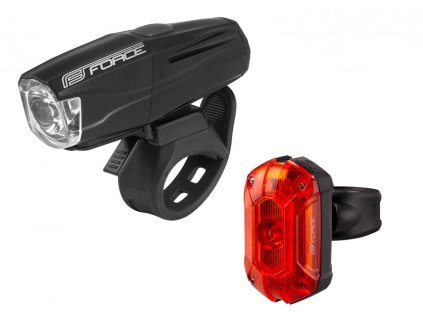 FORCE svetlá - sada VARIO USB predné + zadné