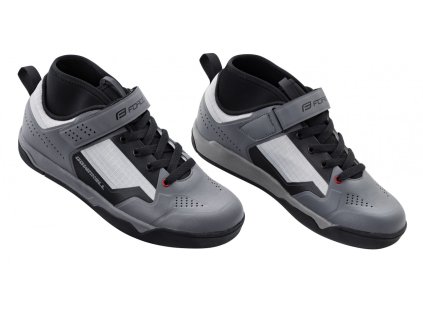 FORCE tretry DOWNHILL, šedo-čierne