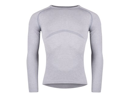 FORCE tričko funkčné SOFT dlhý rukáv, biele