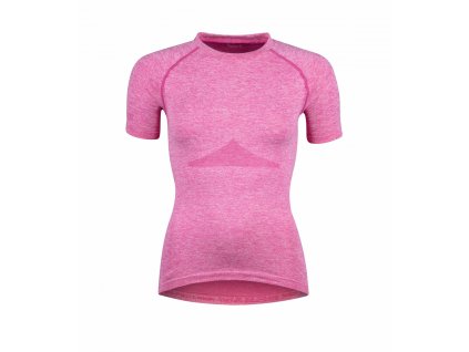 FORCE tričko funkčné SOFT LADY krátky rukáv, ružové
