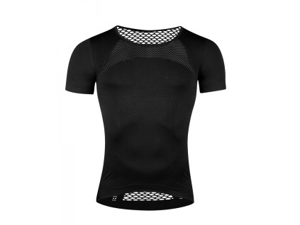 FORCE tričko funkčné SUMMER, krátky rukáv, čierne