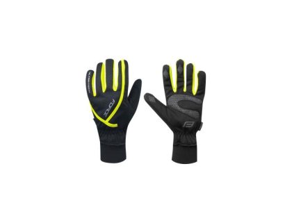 Force zimné rukavice Ultra Tech, čierno-žlté
