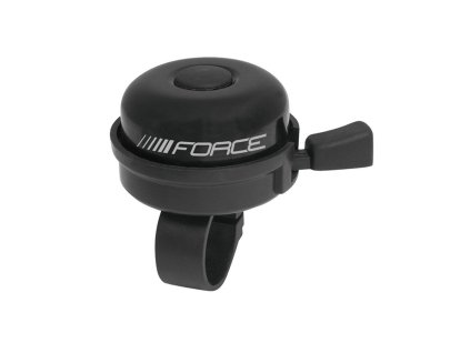 FORCE zvonček KLASIK Fe / plast 22,2mm, čierny