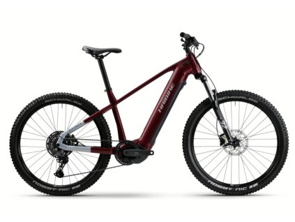 Haibike AllTrack 5 27.5 elektrobicykel, tmavá toskánska / tyrkysová (M)