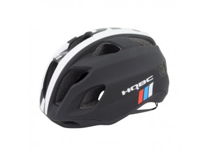 HQBC Squara prilba, čierna s bielou, veľ. 53-58 cm