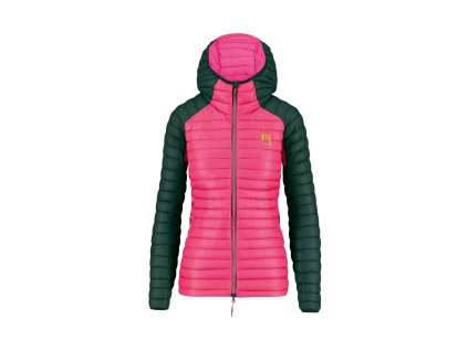 Karpos Alagna Down Dámska Bunda Fandango Pink/Jungle Green