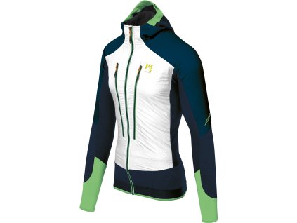Karpos Alagna plus EVO skialpinistická bunda, dámska, biela/tmavomodrá