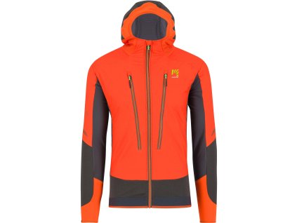 Karpos ALAGNA PLUS EVO skialpinistická bunda, pánska, spicy orange/black sand