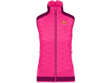 Karpos ALAGNA PLUS EVO skialpinistická vesta, dámska, pink/boysenberry