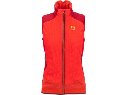 Karpos ALAGNA PLUS EVO skialpinistická vesta, dámska, ružová/červená