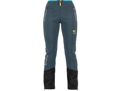 Karpos ALAGNA PLUS EVO skialpové nohavice, dámske, bridlicové/tyrkysové