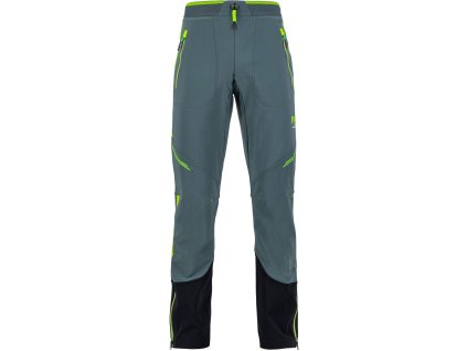 Karpos ALAGNA PLUS EVO skialpové nohavice, pánske, bridlicové/limetkové
