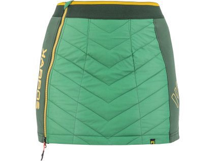 Karpos ALAGNA PLUS EVO zimná športová sukňa, dámska, frosty s/tmavozelená