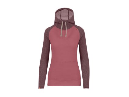 Karpos Camoscio Dámska Mikina S Kapucňou Deco Rose/Huckleberry