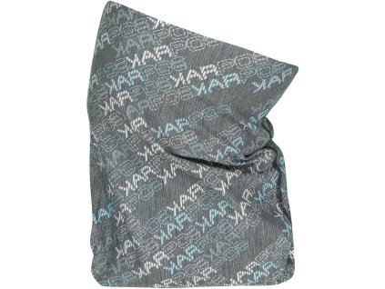 Karpos COPPOLO Merino bufka čierna/tyrkysová/biela