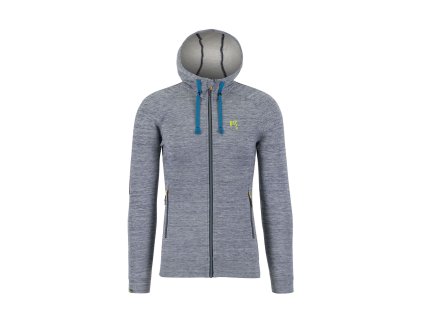 Karpos EASYFRIZZ mikina so zipsom Outer Space Melange