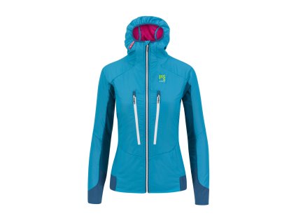 Karpos K-PERFORMANCE HYBRID outdoorová bunda, dámska, tyrkysová/modrá