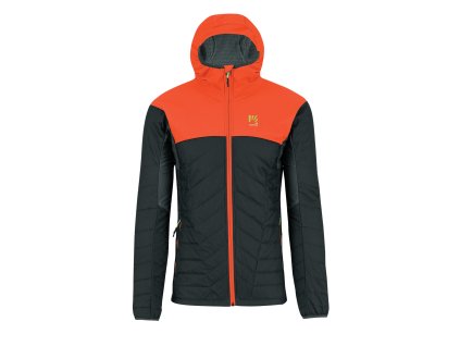 Karpos LYSKAMM EVO outdoorová bunda, pánska, black sand/spicy orange