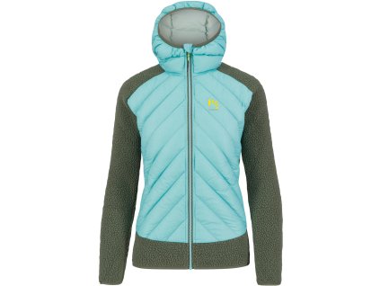 Karpos MARMAROLE TECH outdoorová bunda, dámska, thyme/aqua ski