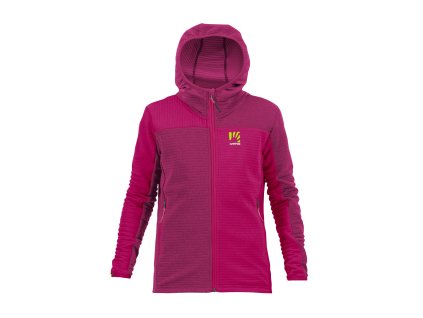 Karpos NUVOLAU KID mikina so zipsom Innuendo/Cherries Jubilee