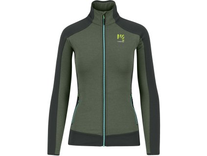 Karpos ODLE dámska flíska Thyme/Black Sand