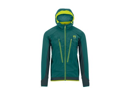 Karpos PIZ PALU EVO skialpinistická bunda, pánska, balsam/forest