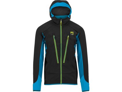 Karpos PIZ PALU EVO skialpinistická bunda, unisex, čierna/modrá