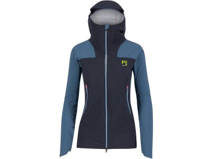 Karpos VALSESIA SHELL outdoorová bunda, dámska, vulcan/bering sea