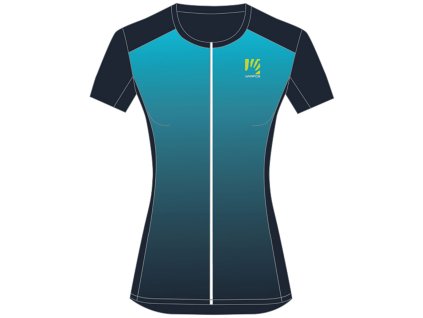 Karpos Verve Evo Dámsky Dres tmavomodrý/tyrkysový