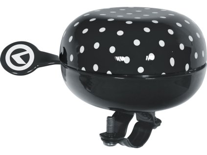 KLS Bell 80 zvonček, čierny s bodkami