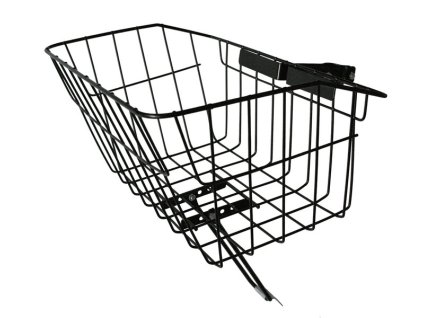Komorn košík predný s úchytom na predstavec-čierny