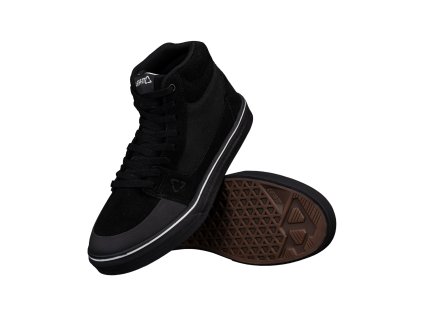 Leatt cyklistická obuv Flat 1.0 Hi, pánska, black