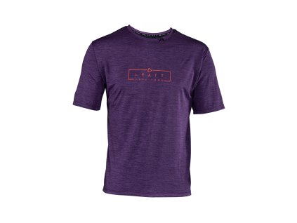 Leatt dres s krátkym rukávom MTB Trail 1.0, pánsky, velvet