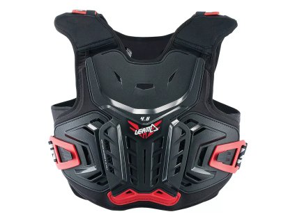 Leatt chránič tela Chest protector 4.5 Junior, čierna/červena