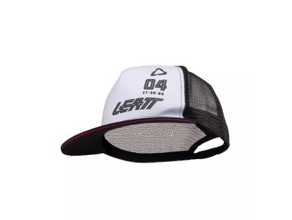 Leatt šiltovka Cap Trucker, unisex, black/white